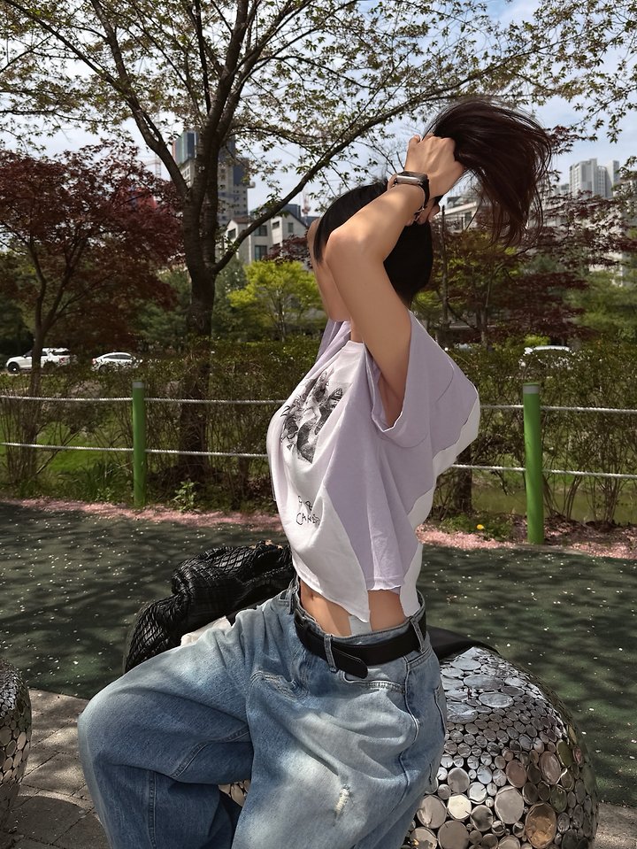 Moran Women - Korean Women Fashion - #thelittlethings - Worries Tee - 3