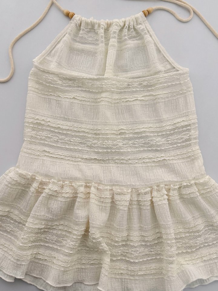 Moran Women - Korean Women Fashion - #momslook - Maple Halter Sleeveless Top - 4