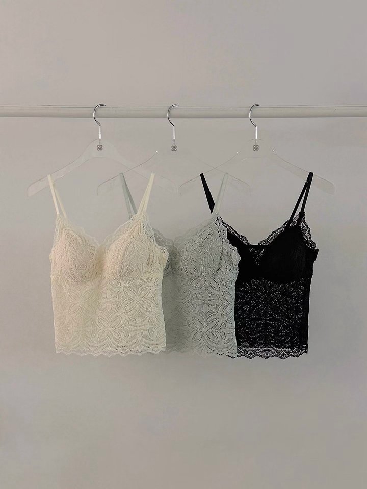 Moran Women - Korean Women Fashion - #womensfashion - Havana Lace Sleeveless Top - 8