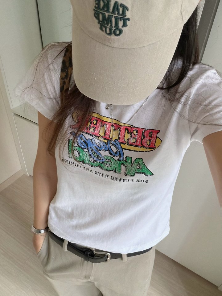 Moran Women - Korean Women Fashion - #womensfashion - Better Pigment Short Sleeve Tee - 6