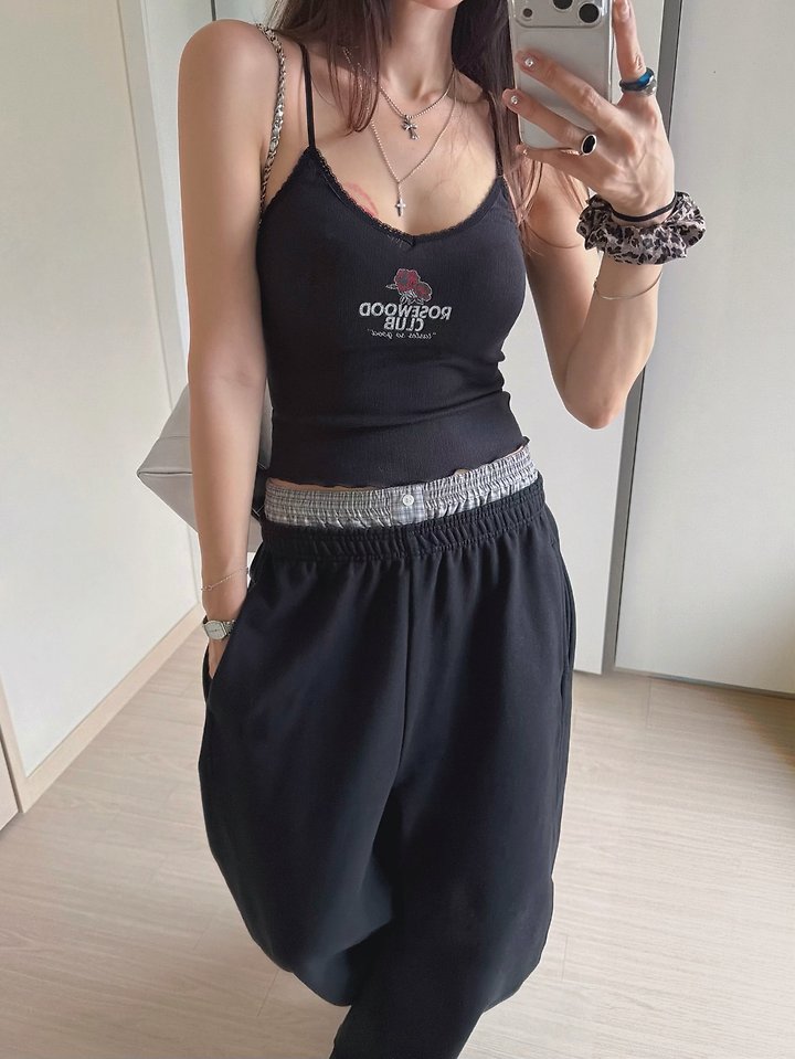 Moran Women - Korean Women Fashion - #womensfashion - Rose Lace Sleeveless Top - 11