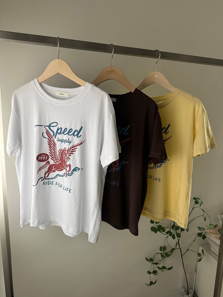 Most - Korean Women Fashion - #momslook - Pegasus Tee - 2