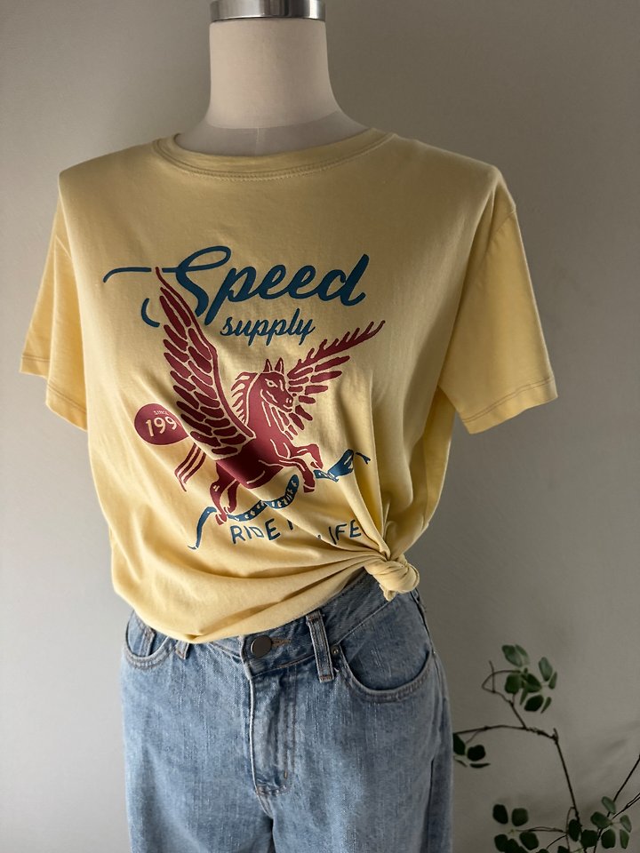 Most - Korean Women Fashion - #momslook - Pegasus Tee - 3