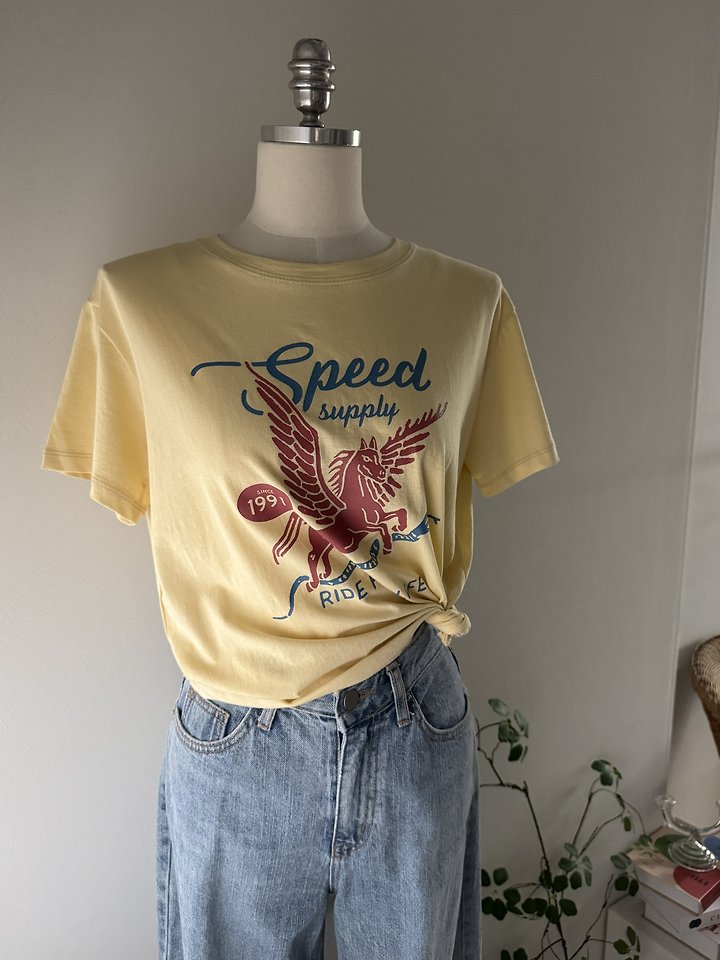 Most - Korean Women Fashion - #momslook - Pegasus Tee - 4