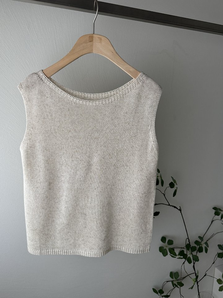 Most - Korean Women Fashion - #momslook - Aqua Sleeveless Top