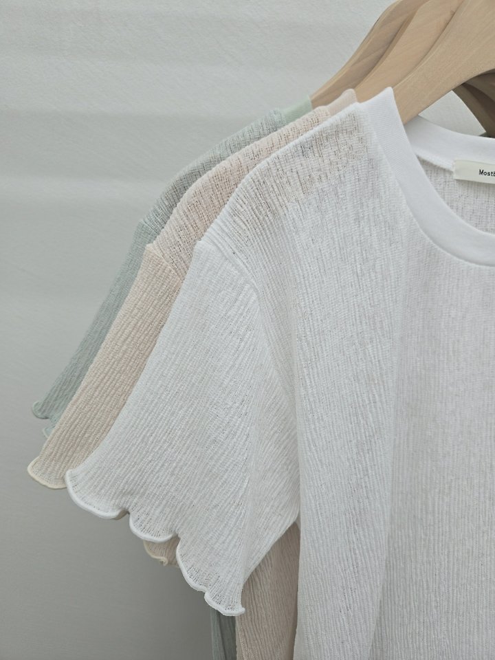 Most - Korean Women Fashion - #momslook - Pleated Tee - 11