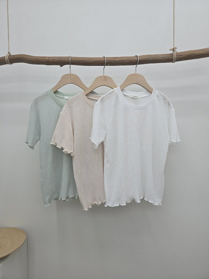 Most - Korean Women Fashion - #momslook - Pleated Tee - 7