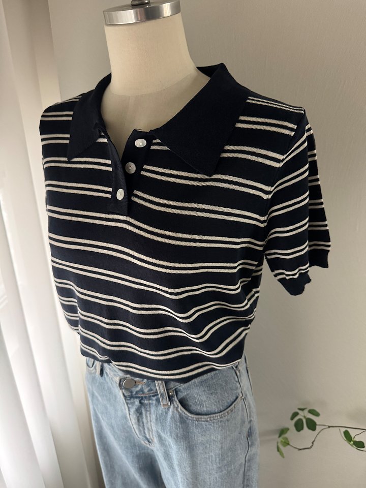 Most - Korean Women Fashion - #momslook - Roy Collar Knit Top - 3