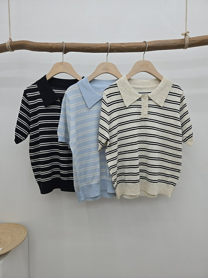 Most - Korean Women Fashion - #momslook - Roy Collar Knit Top - 9