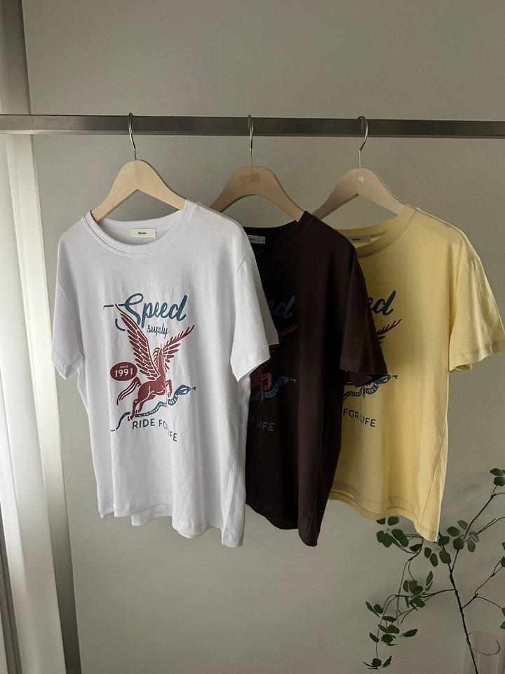 Most - Korean Women Fashion - #restrostyle - Pegasus Tee - 9