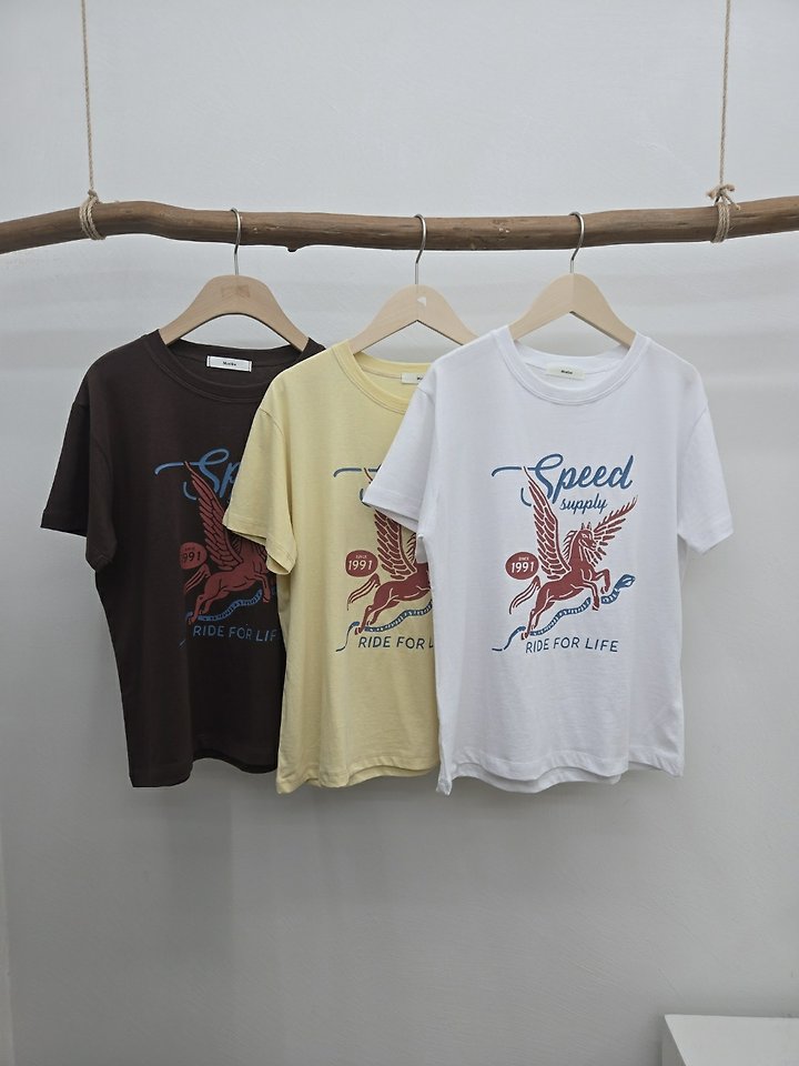 Most - Korean Women Fashion - #romanticstyle - Pegasus Tee - 10