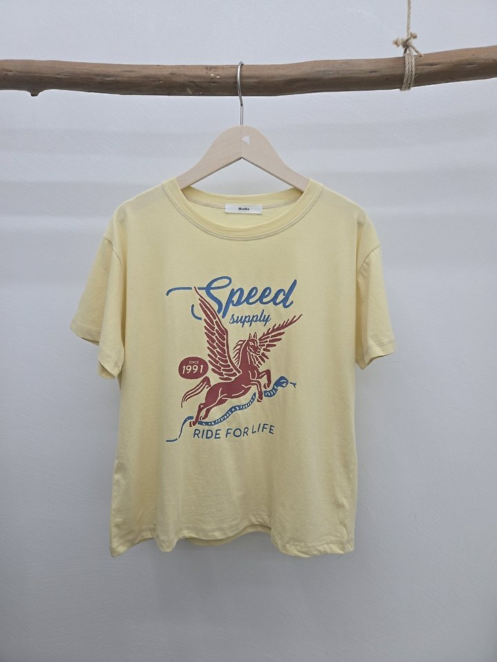 Most - Korean Women Fashion - #shopsmall - Pegasus Tee - 11