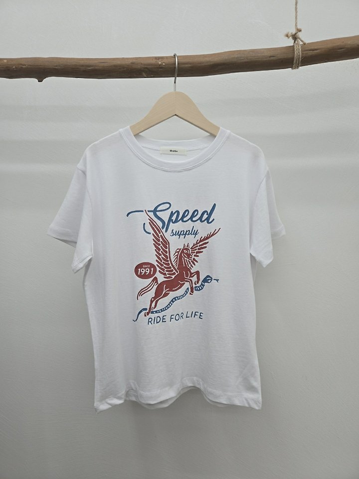 Most - Korean Women Fashion - #thatsdarling - Pegasus Tee - 12