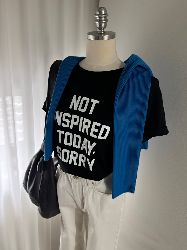 Most - Korean Women Fashion - #thatsdarling - Not Today Tee - 2