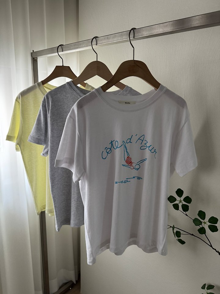 Most - Korean Women Fashion - #vintageinspired - Swim Tee - 5
