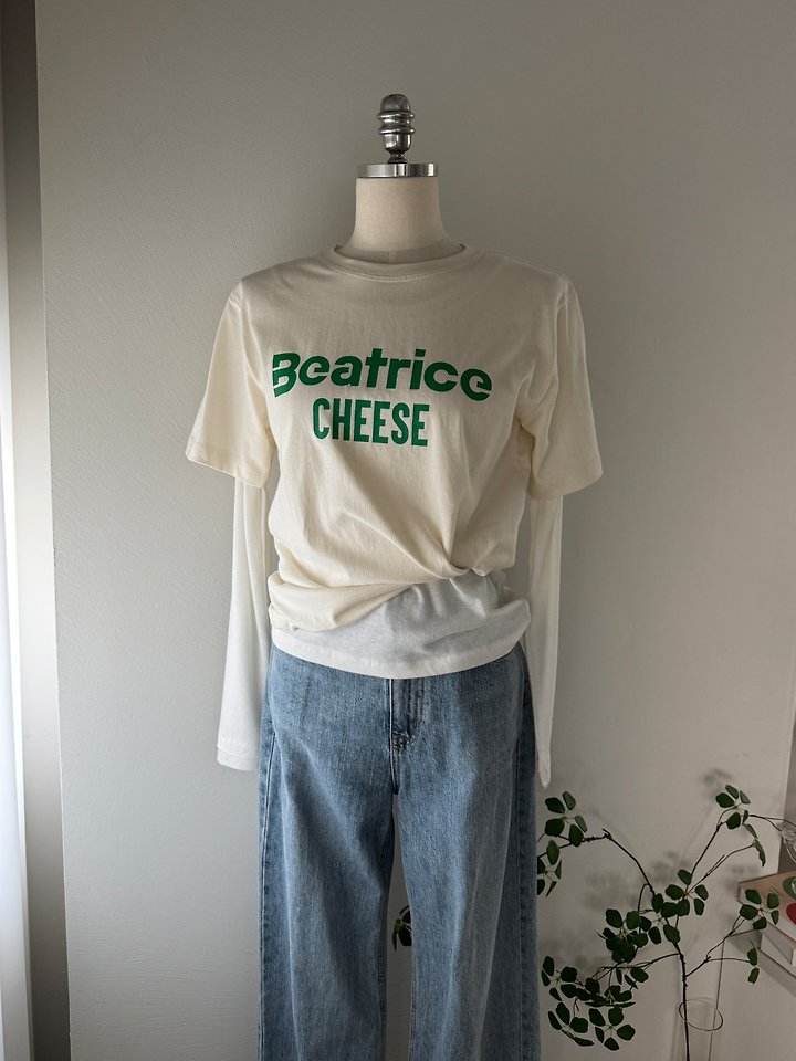 Most - Korean Women Fashion - #womensfashion - Cheese Tee - 2