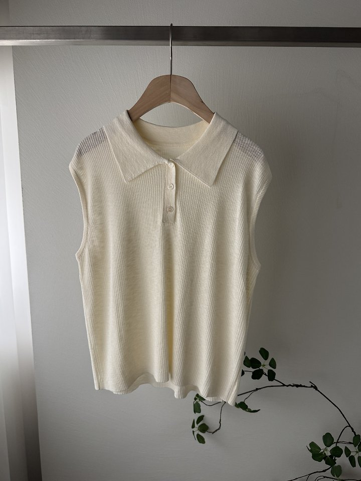 Most - Korean Women Fashion - #womensfashion - Mauve Collar Knit Top - 5