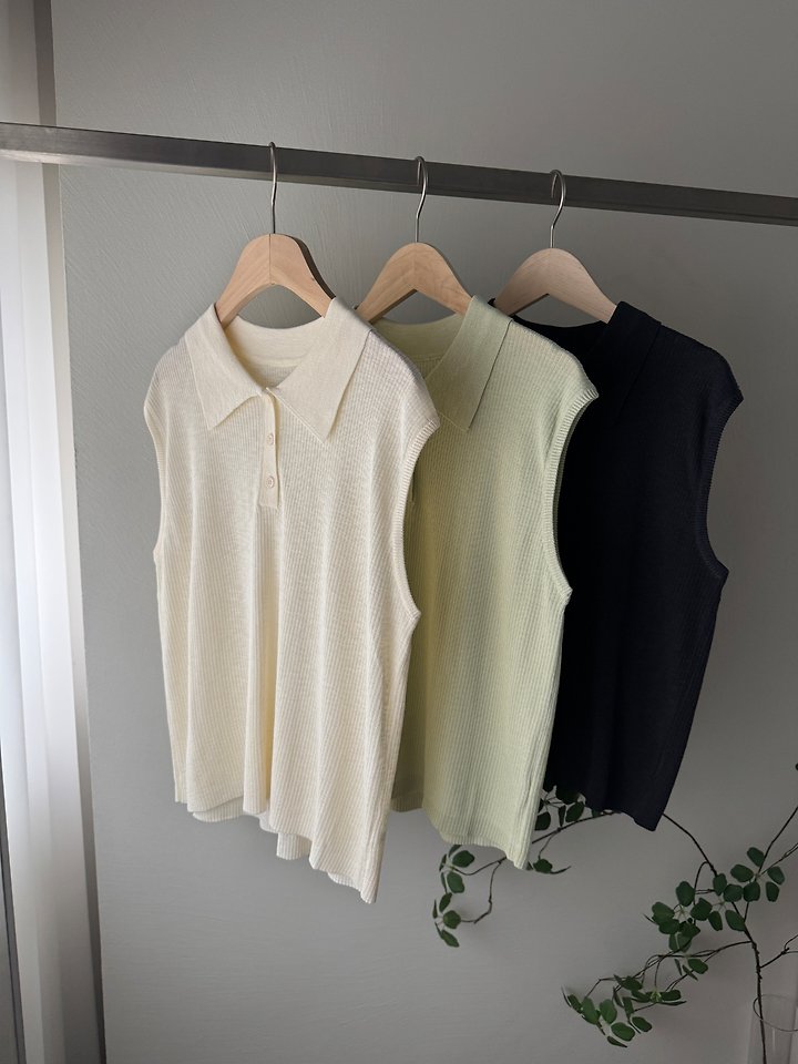 Most - Korean Women Fashion - #womensfashion - Mauve Collar Knit Top - 9