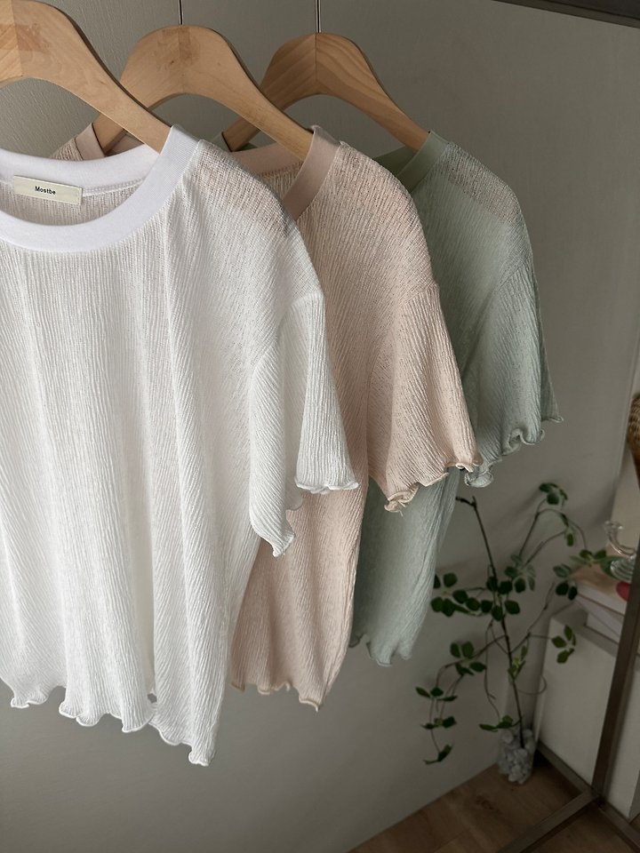 Most - Korean Women Fashion - #womensfashion - Pleated Tee - 2