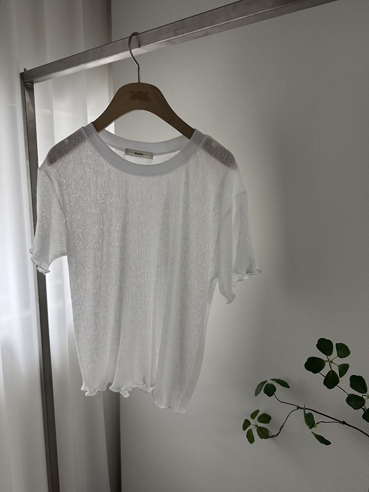 Most - Korean Women Fashion - #momslook - Pleated Tee - 4