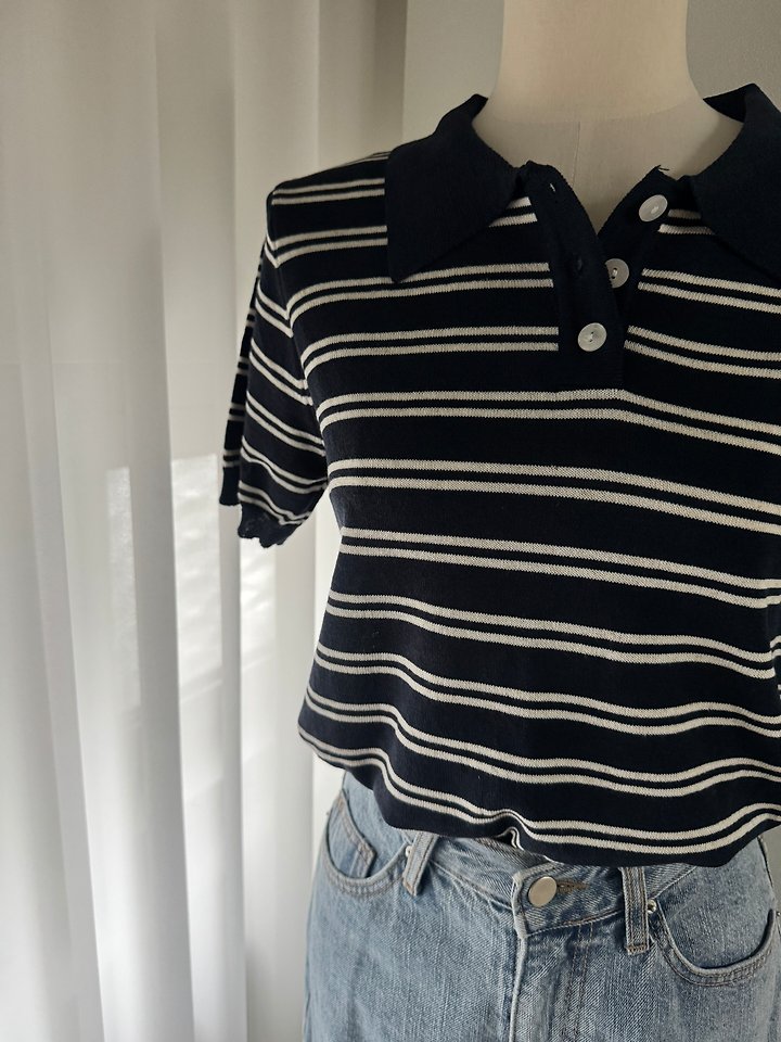 Most - Korean Women Fashion - #womensfashion - Roy Collar Knit Top - 2
