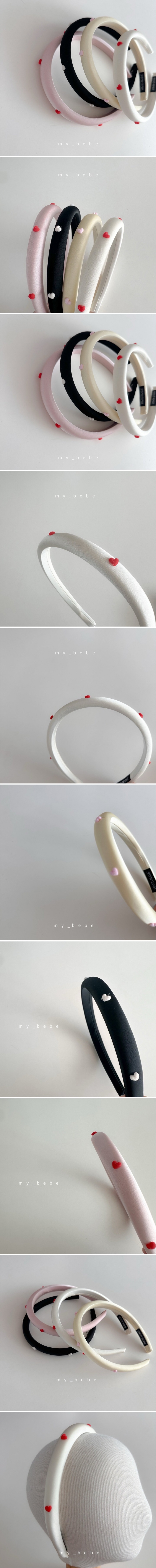 My Bebe - Korean Baby Fashion - #babyfever - Heart Hair Band
