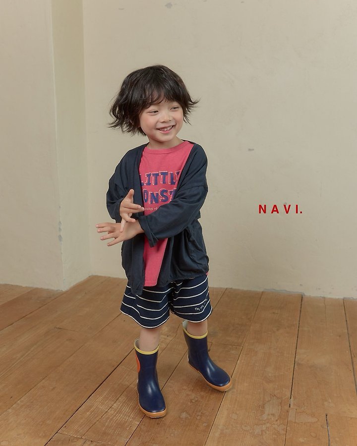 Navi - Korean Children Fashion - #designkidswear - Monster Tee - 12