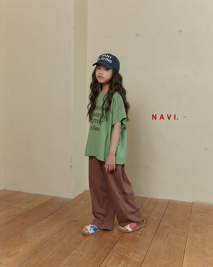 Navi - Korean Children Fashion - #designkidswear - Smile Tee - 2