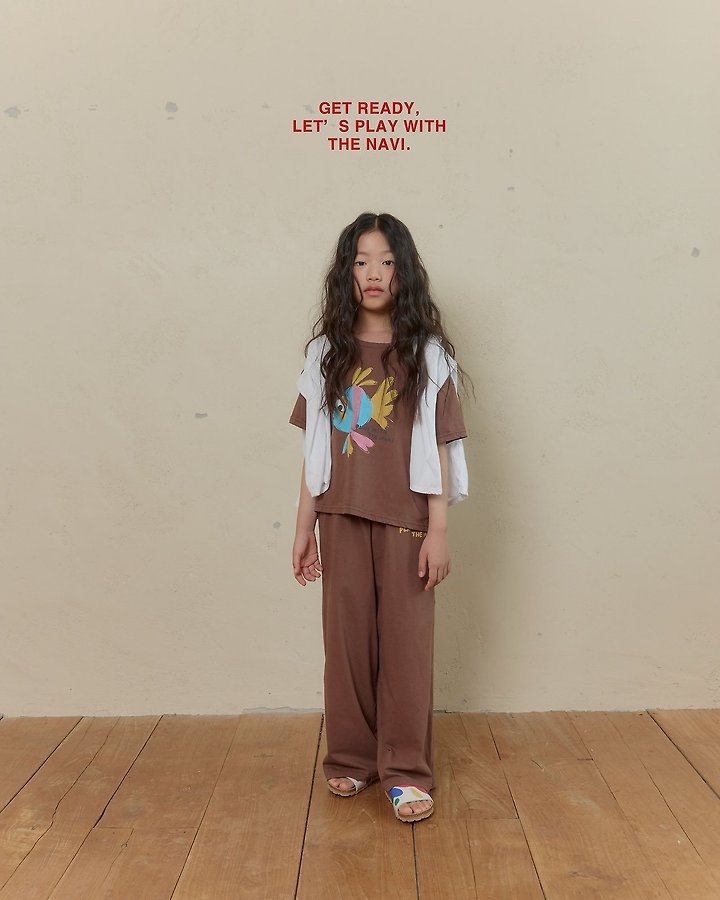 Navi - Korean Children Fashion - #kidsshorts - Aqua Tee - 7