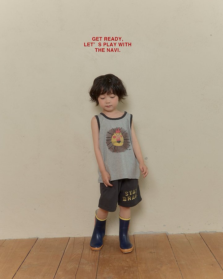 Navi - Korean Children Fashion - #kidsshorts - Lion Pants - 2