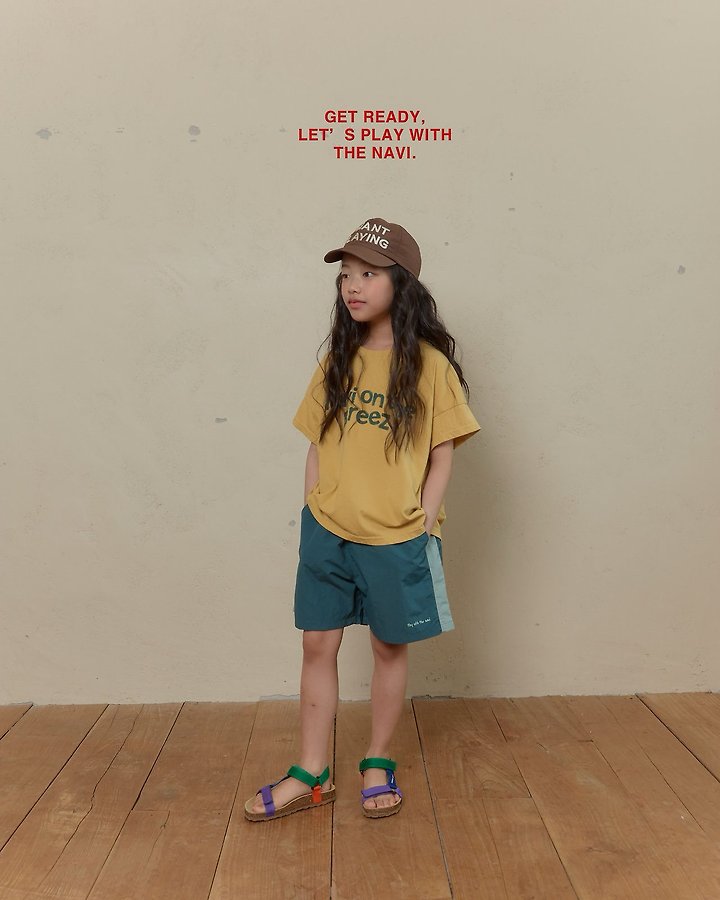 Navi - Korean Children Fashion - #kidsshorts - Brits Tee - 10