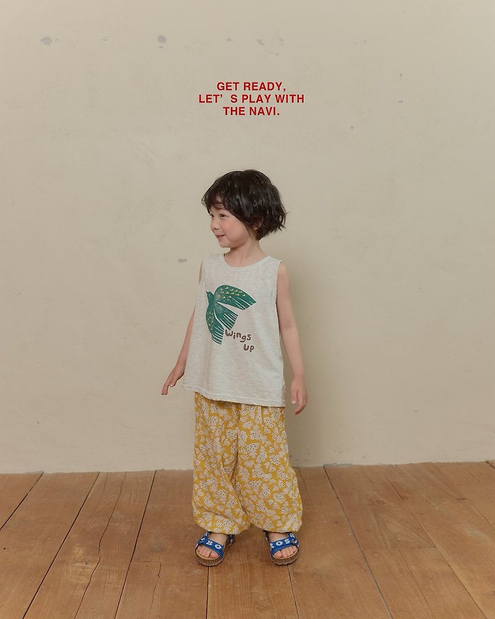 Navi - Korean Children Fashion - #kidsshorts - Wings Sleeveless - 3