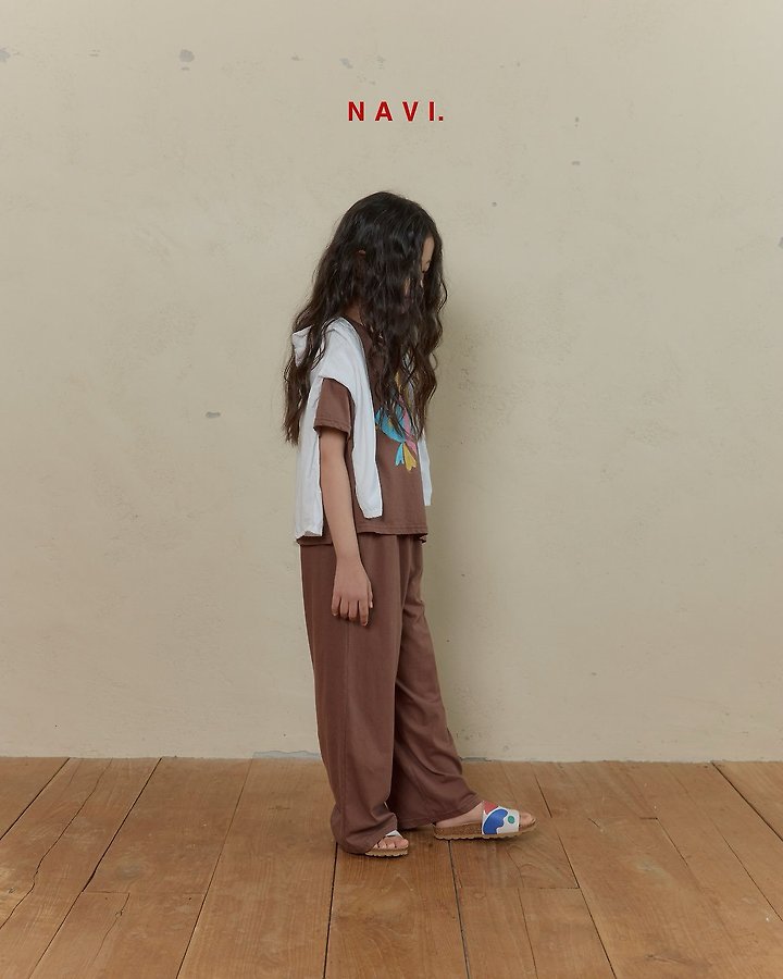 Navi - Korean Children Fashion - #kidsstore - Aqua Tee - 8