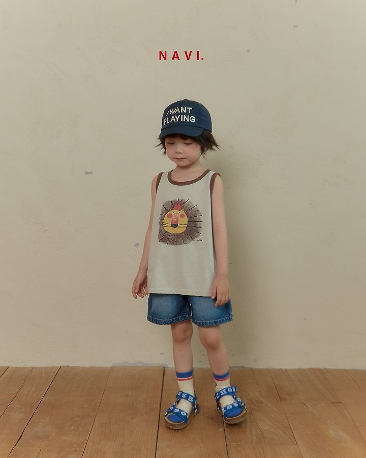 Navi - Korean Children Fashion - #kidzfashiontrend - Lion Sleeveless - 5