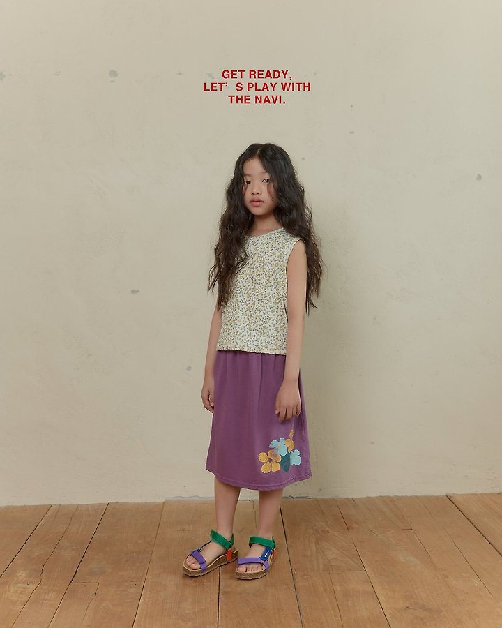 Navi - Korean Children Fashion - #Kfashion4kids - Collar Flower Skirt - 4
