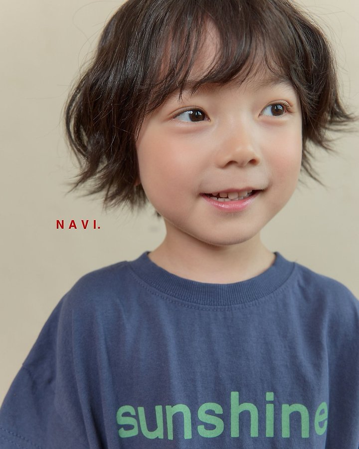 Navi - Korean Children Fashion - #littlefashionista - Smile Tee - 9