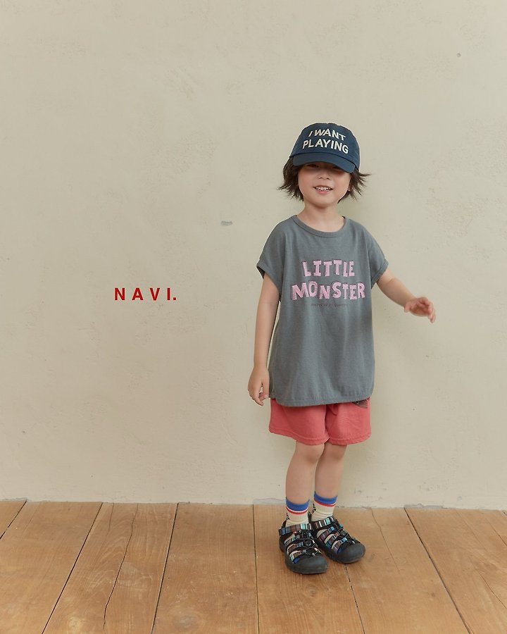 Navi - Korean Children Fashion - #minifashionista - Monster Tee - 5