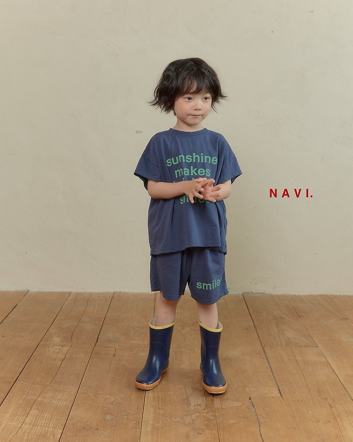 Navi - Korean Children Fashion - #minifashionista - Smile Tee - 11