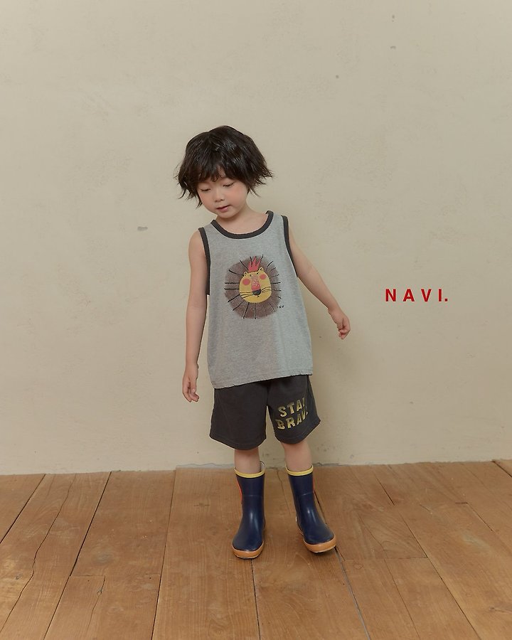 Navi - Korean Children Fashion - #prettylittlegirls - Lion Sleeveless - 10