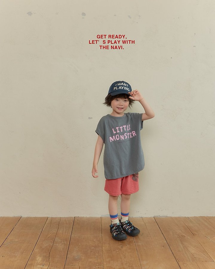 Navi - Korean Children Fashion - #prettylittlegirls - Monster Tee - 6