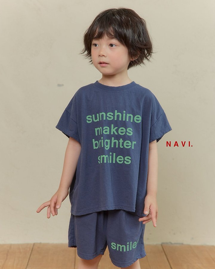 Navi - Korean Children Fashion - #prettylittlegirls - Smile Tee - 12