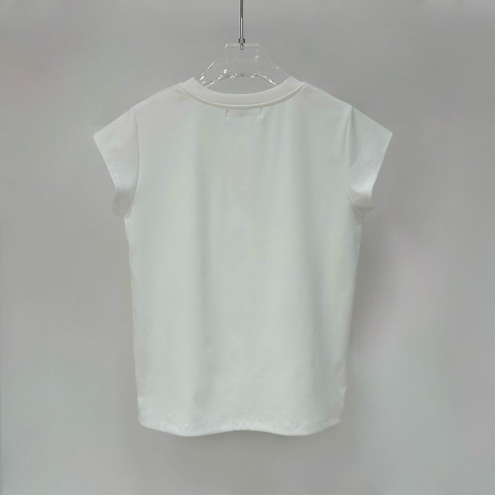 Neroli36 - Korean Women Fashion - #momslook - Mel Short Sleeve Tee - 3