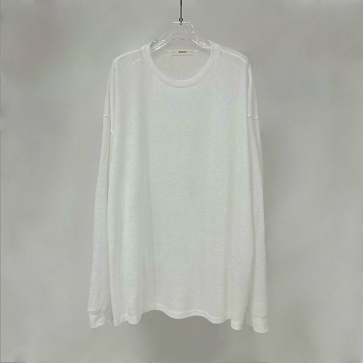 Neroli36 - Korean Women Fashion - #momslook - M Silky Slub Tee - 2