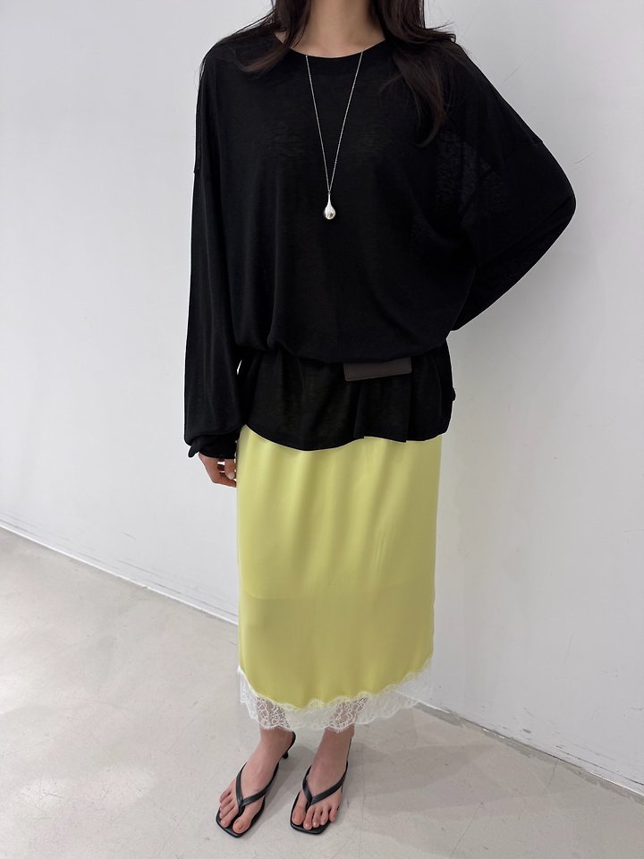 Neroli36 - Korean Women Fashion - #momslook - M Silky Slub Tee - 6