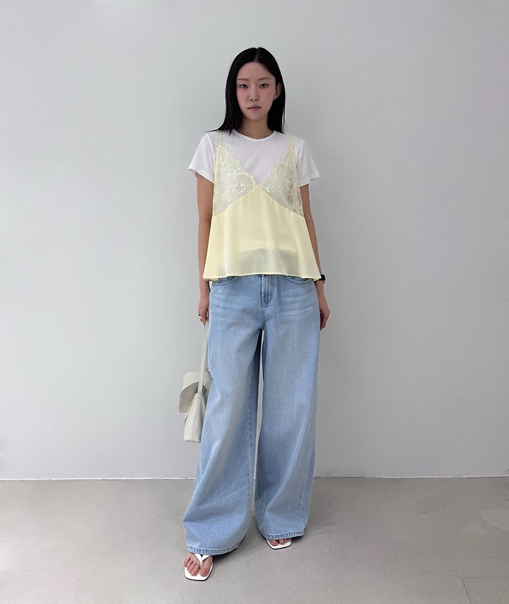 Neroli36 - Korean Women Fashion - #momslook - Pleated Tank Blouse - 5