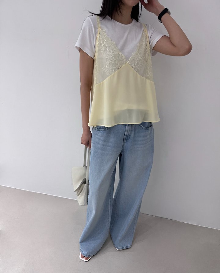 Neroli36 - Korean Women Fashion - #momslook - Pleated Tank Blouse - 7