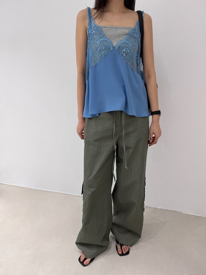 Neroli36 - Korean Women Fashion - #momslook - Pleated Tank Blouse - 9