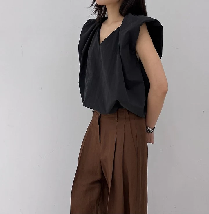 Neroli36 - Korean Women Fashion - #momslook - M Volume Blouse - 10