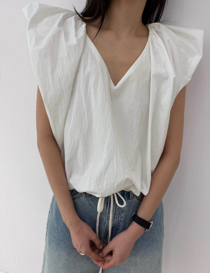 Neroli36 - Korean Women Fashion - #momslook - M Volume Blouse - 6