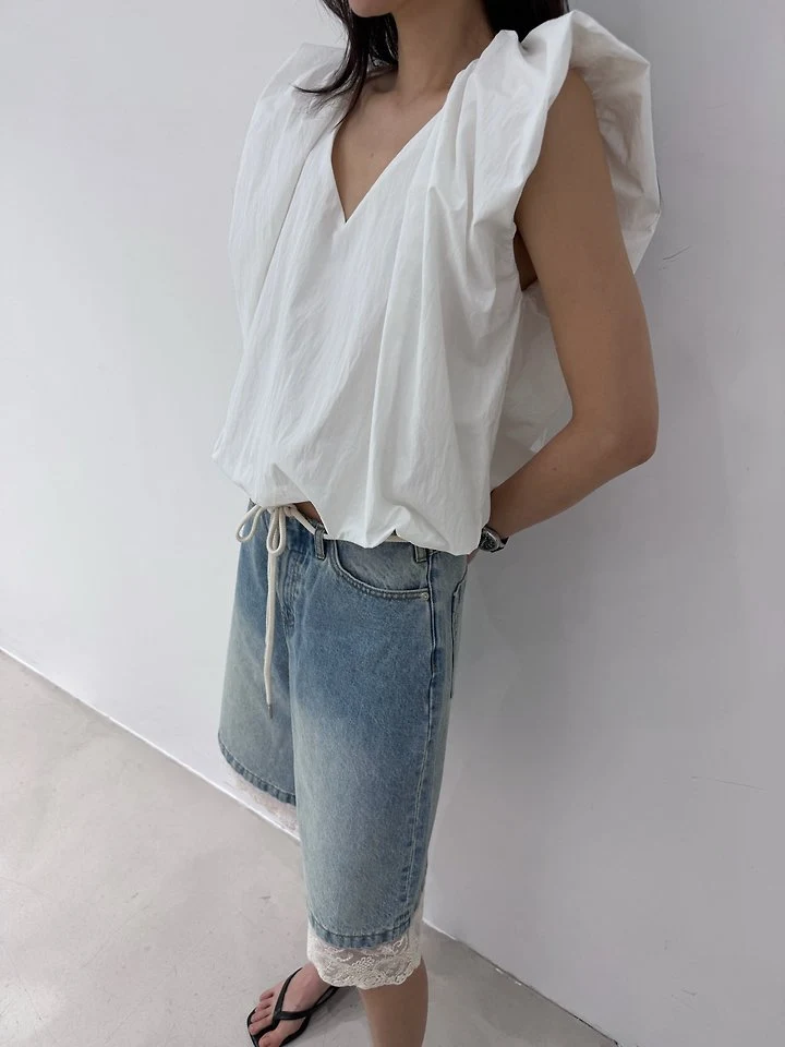 Neroli36 - Korean Women Fashion - #momslook - M Volume Blouse - 8